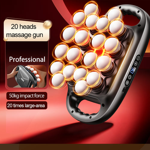 20 Head Massage Gun Deep Tissue with 30 Levels & 9 Modes